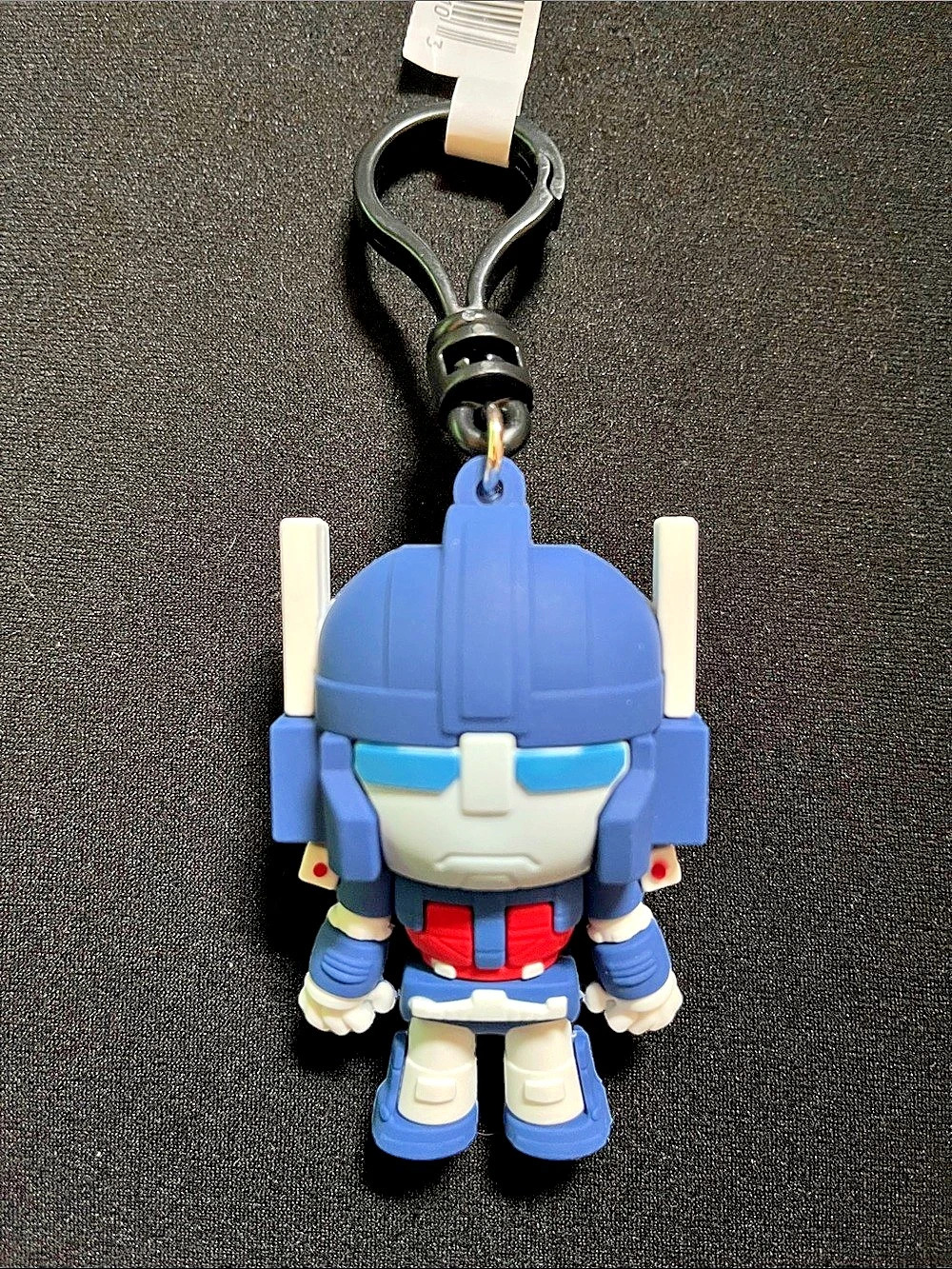 Hasbro Optimus Prime Figurine Bag Clip Blue & White